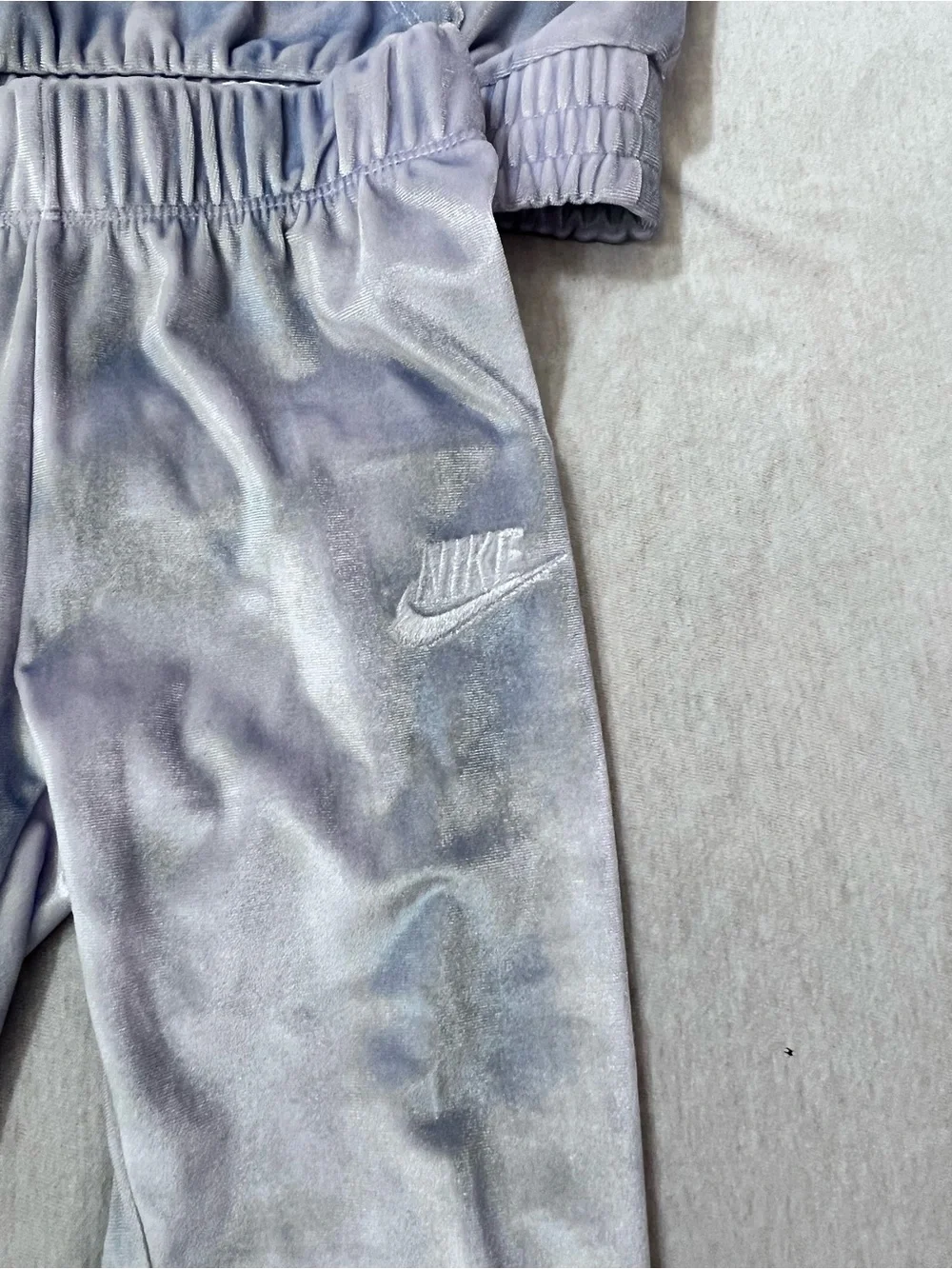 Nike Kids' Lavender Tie-Dye Sweatshirt & Joggers Set 3T